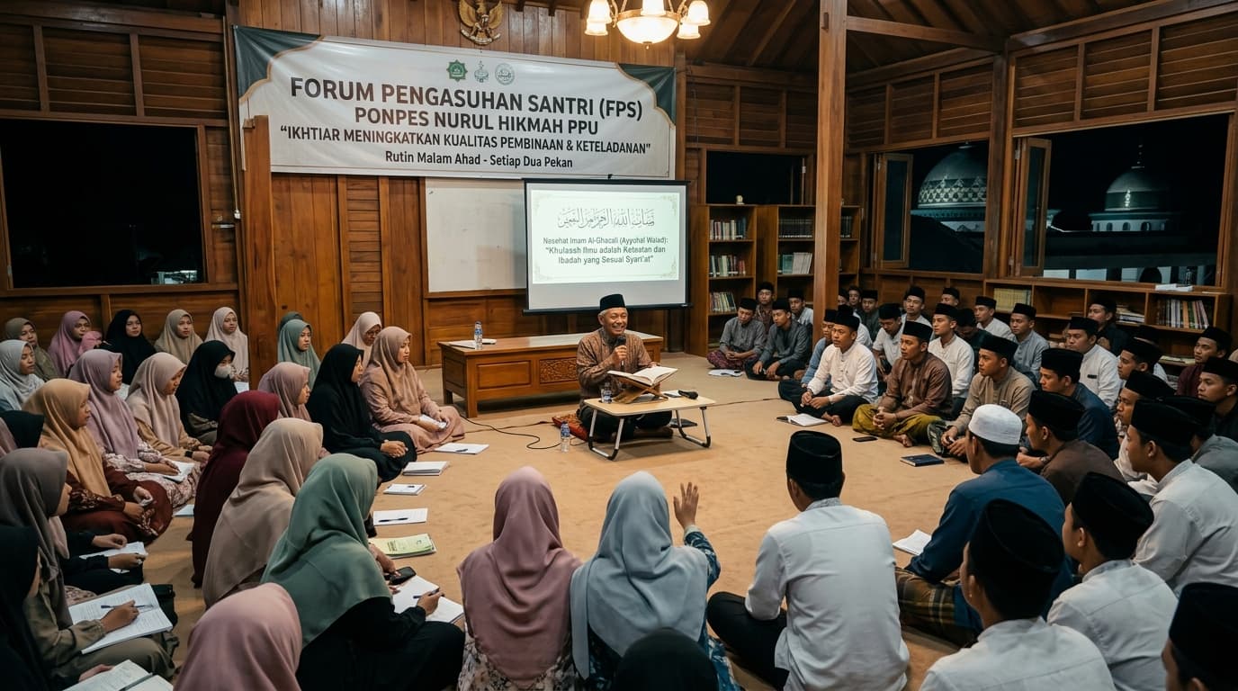 Memperkokoh Peran Musyrif-Musyrifah, Pondok Pesantren Nurul Hikmah Gelar Forum Pengasuhan Santri Rutin